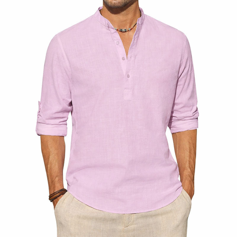 Edward Stone Long Sleeve Henley Shirt