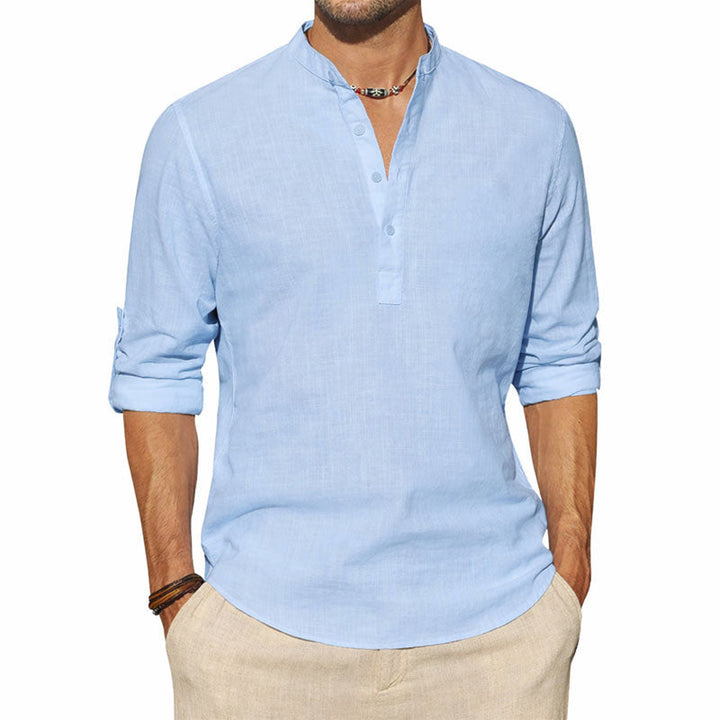 Edward Stone Long Sleeve Henley Shirt