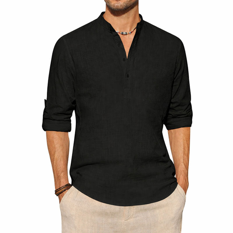 Edward Stone Long Sleeve Henley Shirt