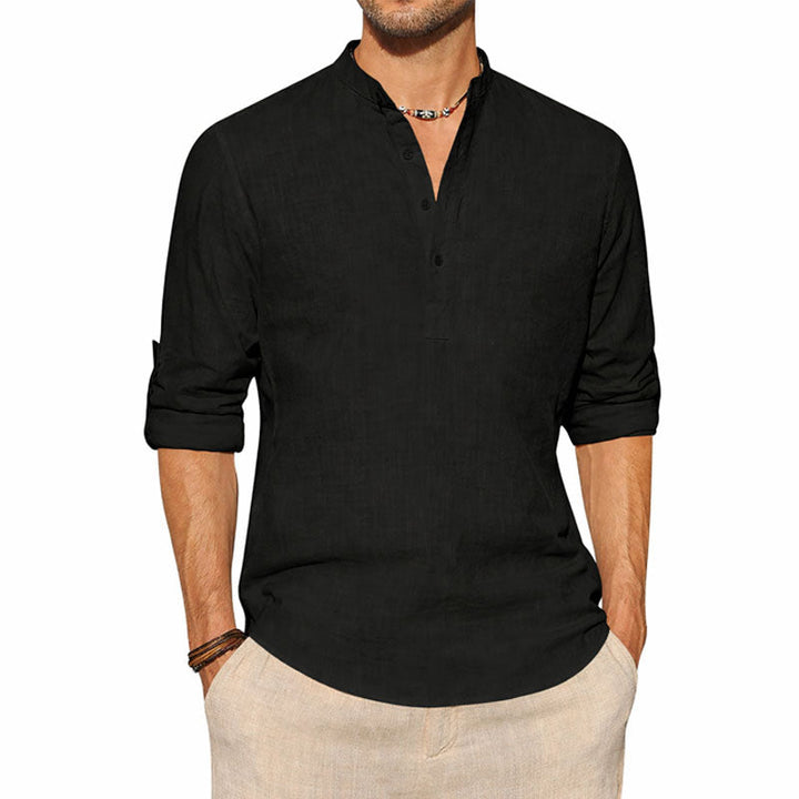 Edward Stone Long Sleeve Henley Shirt