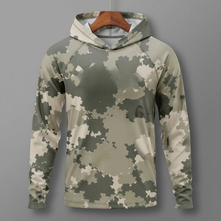 Edward Stone Urban Camo Hooded Shirt