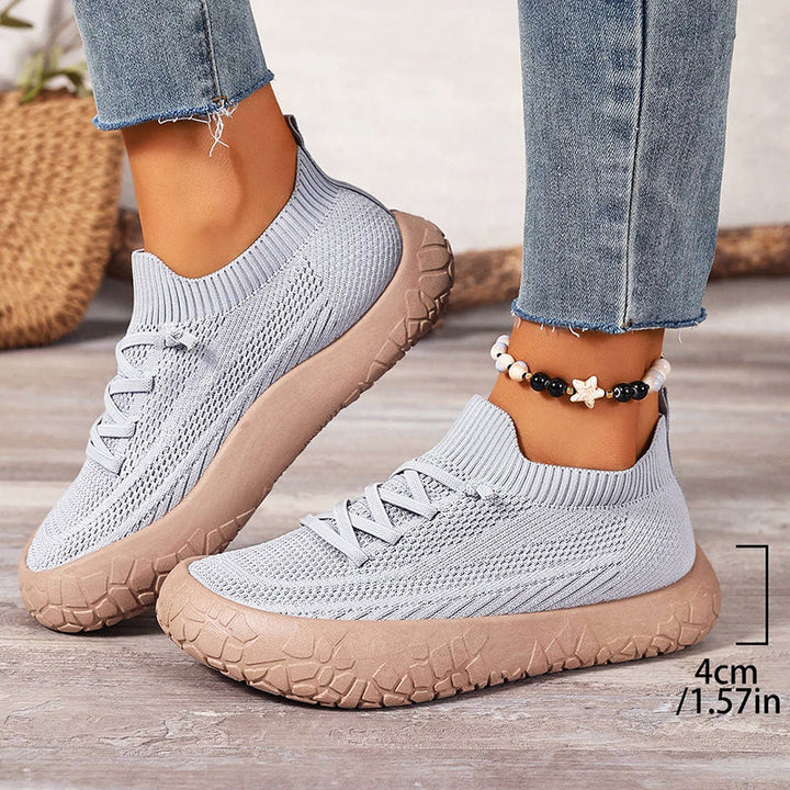 Elaina - Women’s Sock-Fit Knit Walking Sneakers