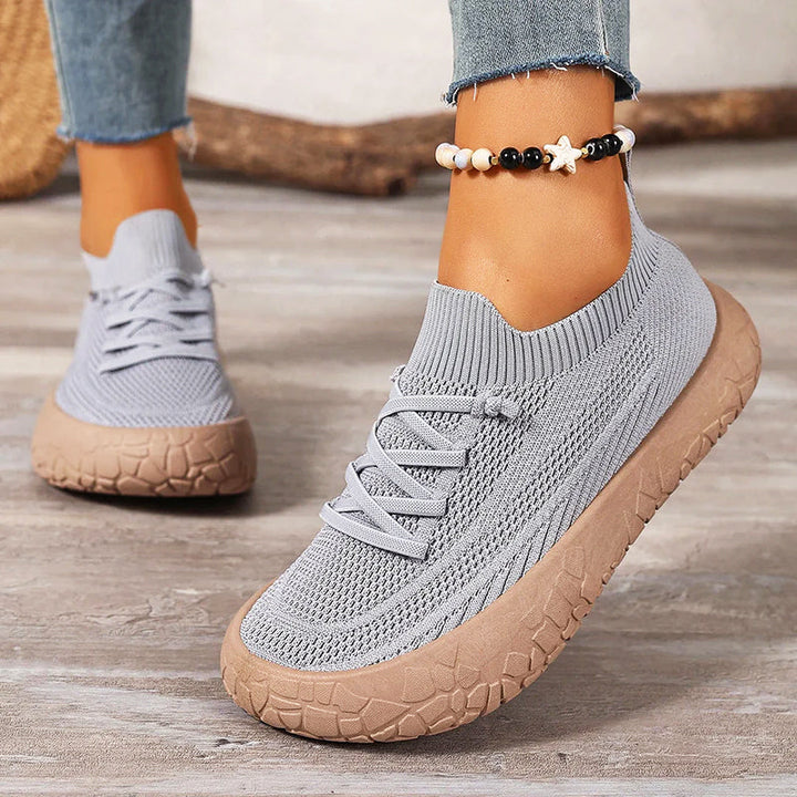 Elaina - Women’s Sock-Fit Knit Walking Sneakers