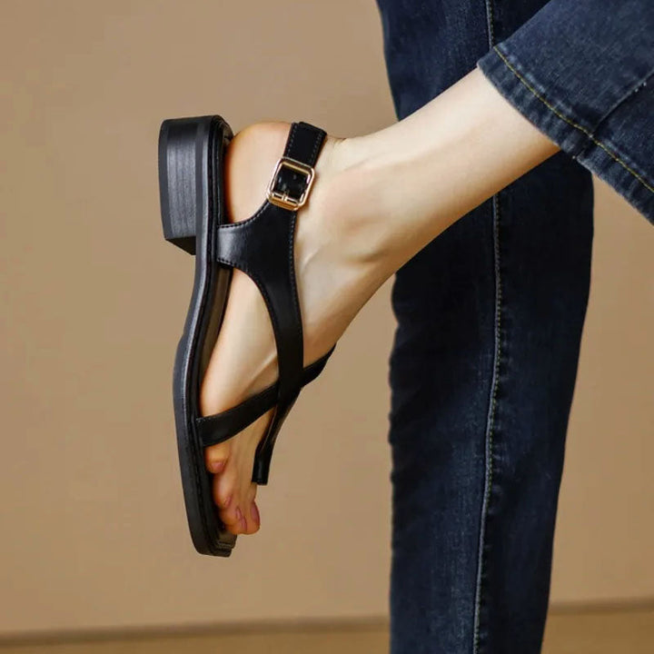 Clara Duval Slingback Strap Sandals