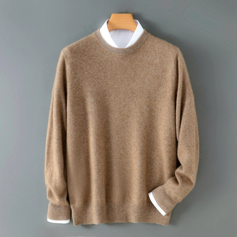 Eric - Men's Long Sleeve Crew Neck Knit Sweater