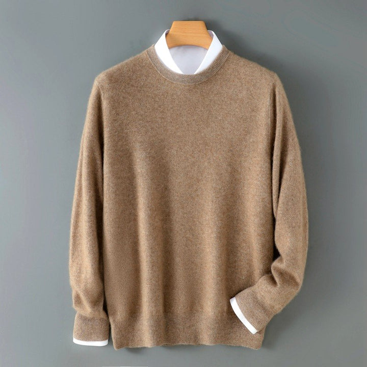 Eric - Men's Long Sleeve Crew Neck Knit Sweater