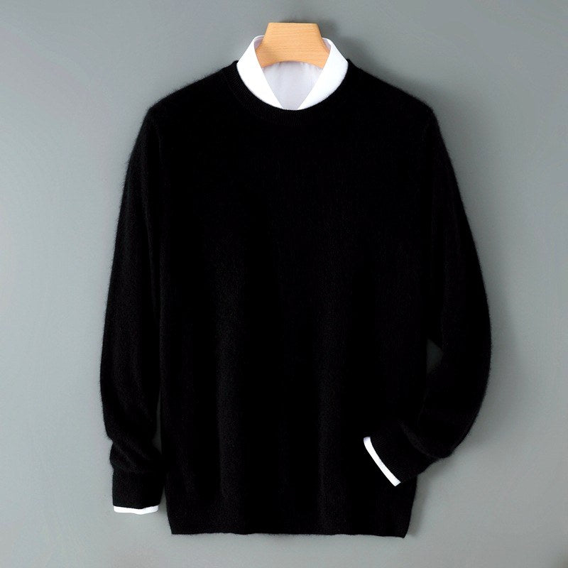 Eric - Men's Long Sleeve Crew Neck Knit Sweater