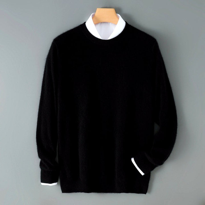 Eric - Men's Long Sleeve Crew Neck Knit Sweater