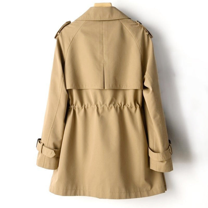 Gemma - Women's Double-Breasted Trench Coat