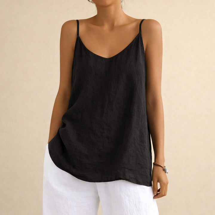 Hannah - Women's Cotton Linen Tank Top