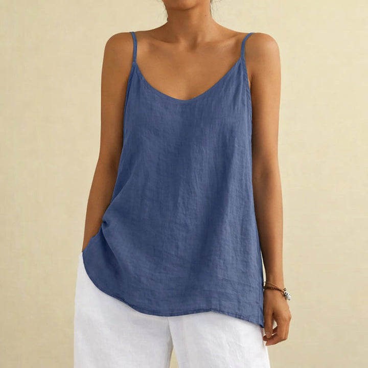 Hannah - Women's Cotton Linen Tank Top