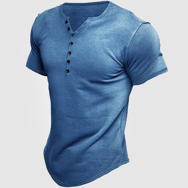 Jack - Men's Multi-Button Short Sleeve Henley Shirt