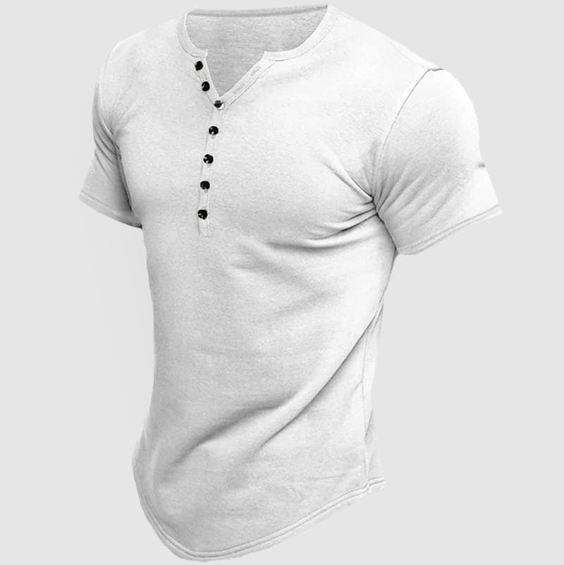 Jack - Men's Multi-Button Short Sleeve Henley Shirt