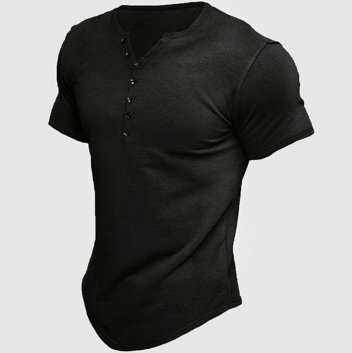 Jack - Men's Multi-Button Short Sleeve Henley Shirt