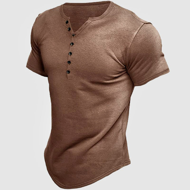 Jack - Men's Multi-Button Short Sleeve Henley Shirt
