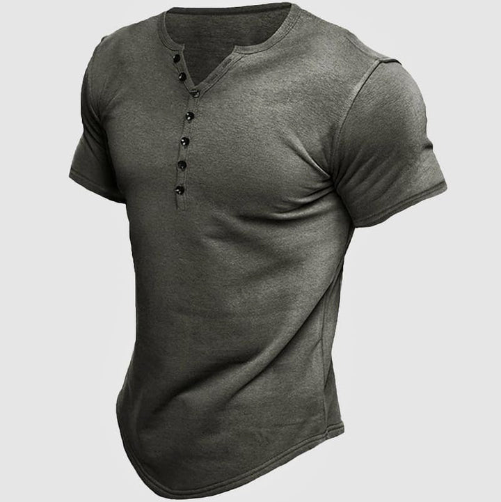 Jack - Men's Multi-Button Short Sleeve Henley Shirt