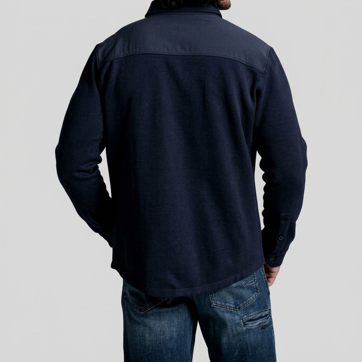 Jayden - Men's Button-Front Structured Jacket with Pockets