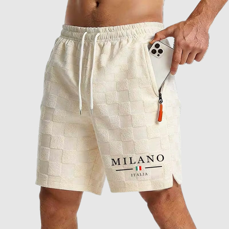 Jesse - Men’s Drawstring Zip Pocket Shorts