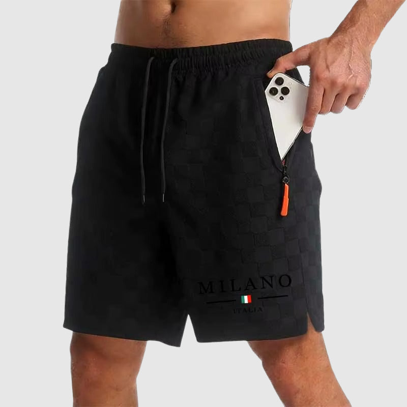 Jesse - Men’s Drawstring Zip Pocket Shorts