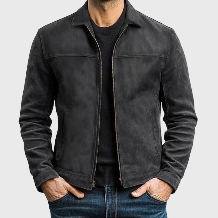 Joshua -  Men's Vintage Style Leather Jacket