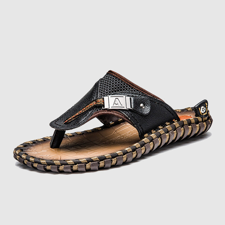 Justin - Men's Leather Braided Sandals