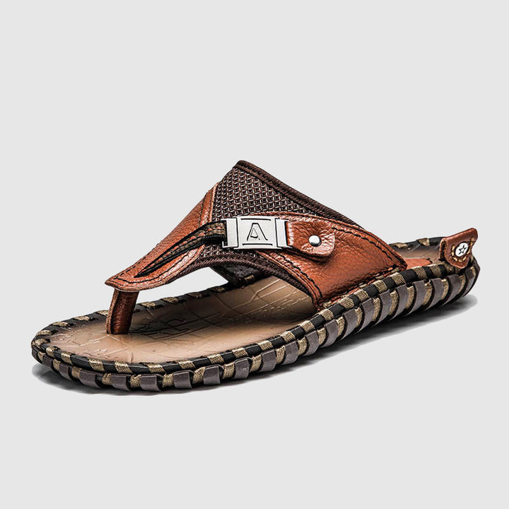 Justin - Men's Leather Braided Sandals