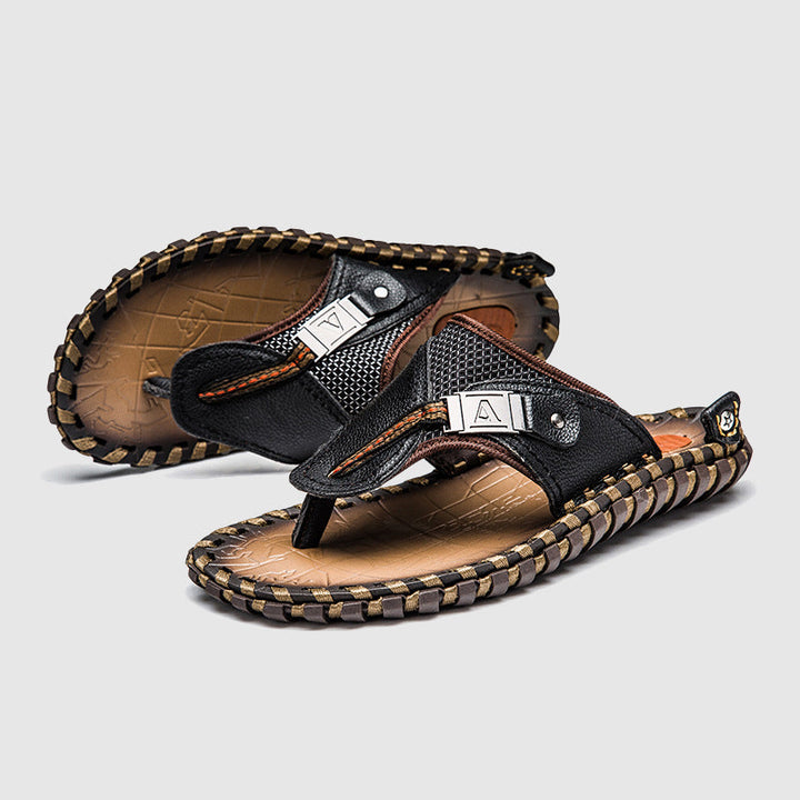 Justin - Men's Leather Braided Sandals