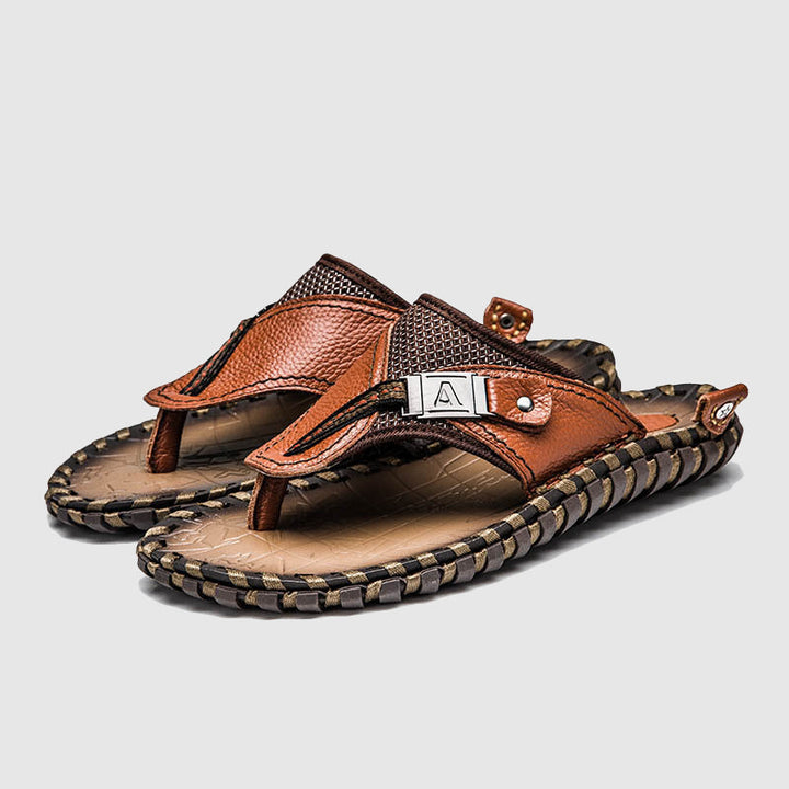 Justin - Men's Leather Braided Sandals