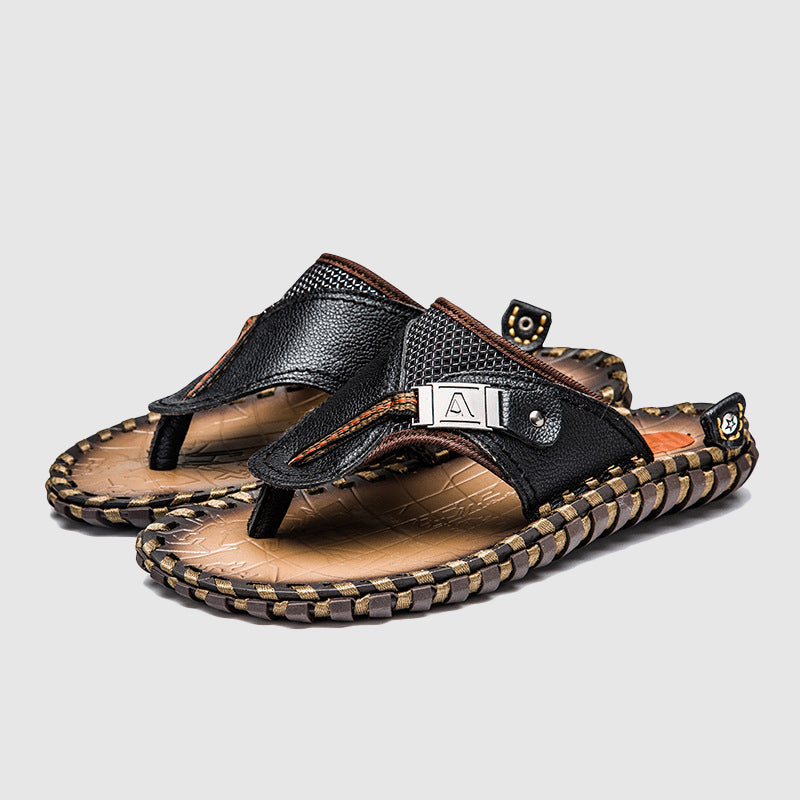 Justin - Men's Leather Braided Sandals