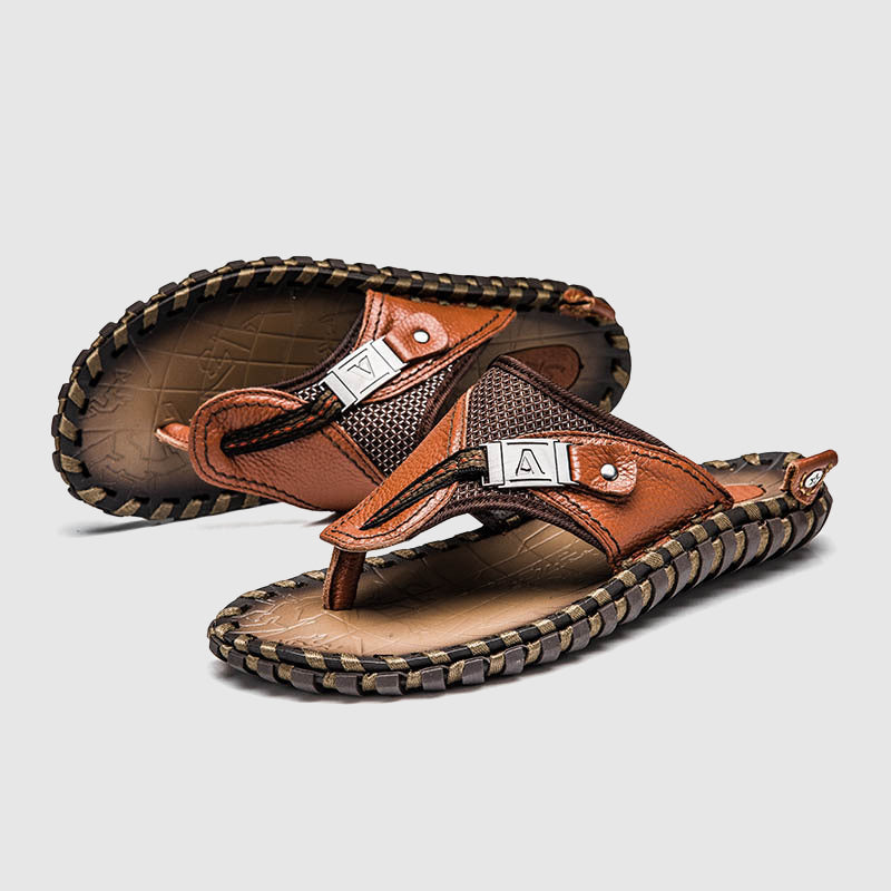Justin - Men's Leather Braided Sandals