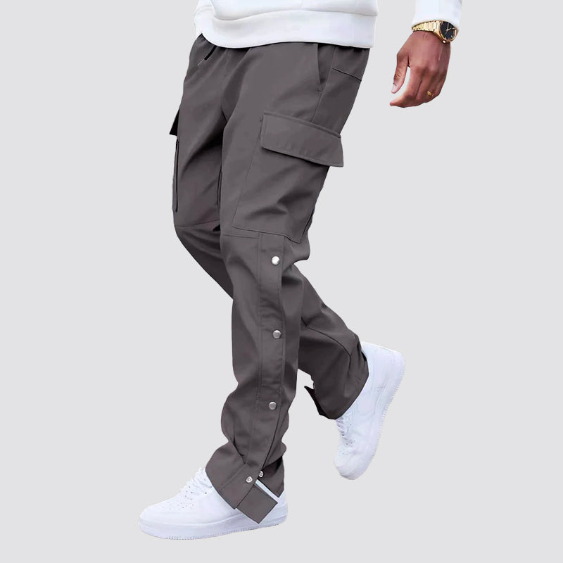 Kaleb - Men’s Snap Hem Utility Cargo Pants