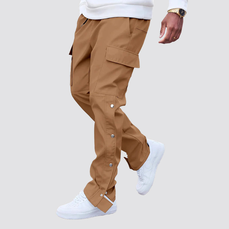 Kaleb - Men’s Snap Hem Utility Cargo Pants