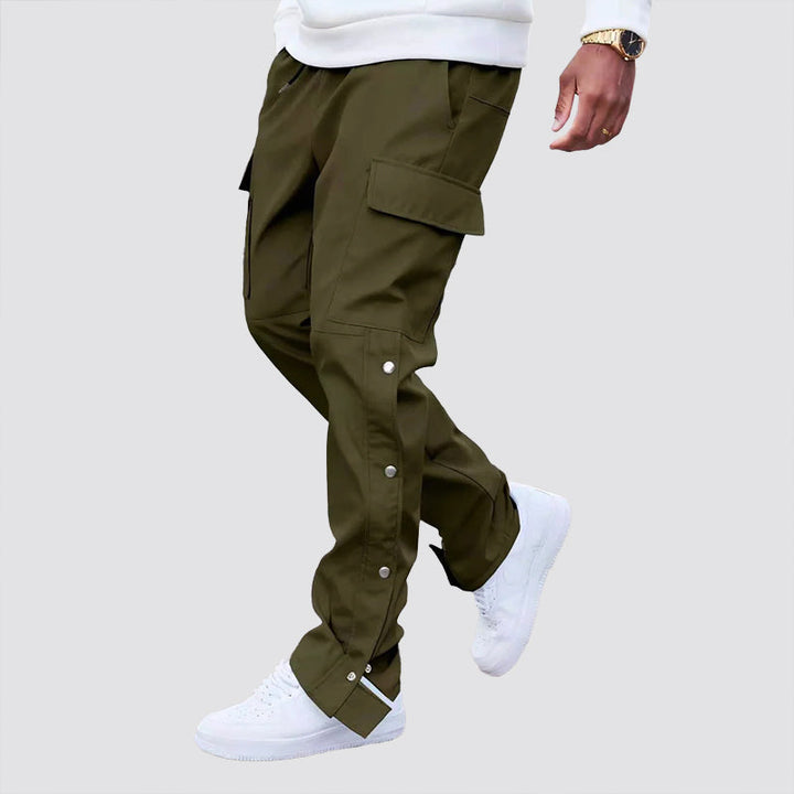 Kaleb - Men’s Snap Hem Utility Cargo Pants
