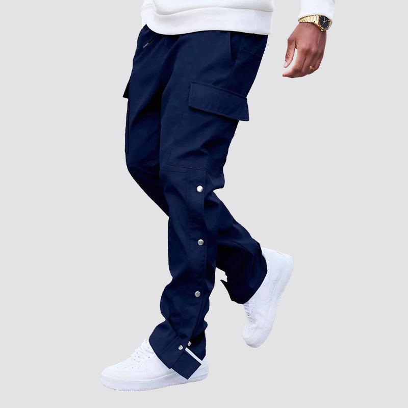Kaleb - Men’s Snap Hem Utility Cargo Pants