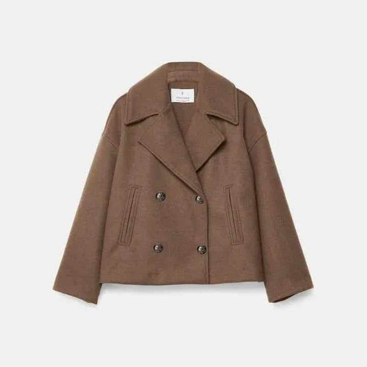 Karyn - Women's Tailored Boxy Cropped Blazer Jacket 7