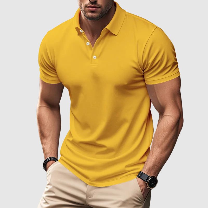 Kenneth - Men's Fitted Short Sleeve Polo Shirt