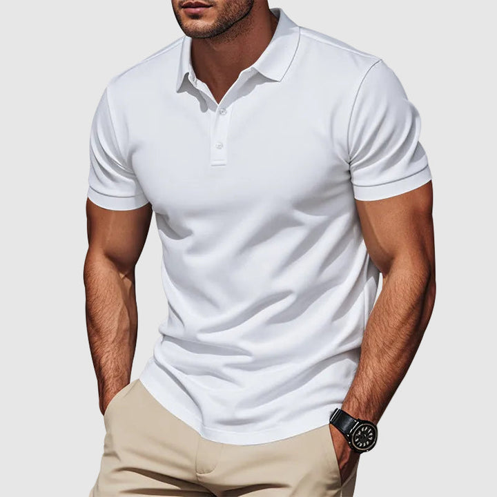 Kenneth - Men's Fitted Short Sleeve Polo Shirt