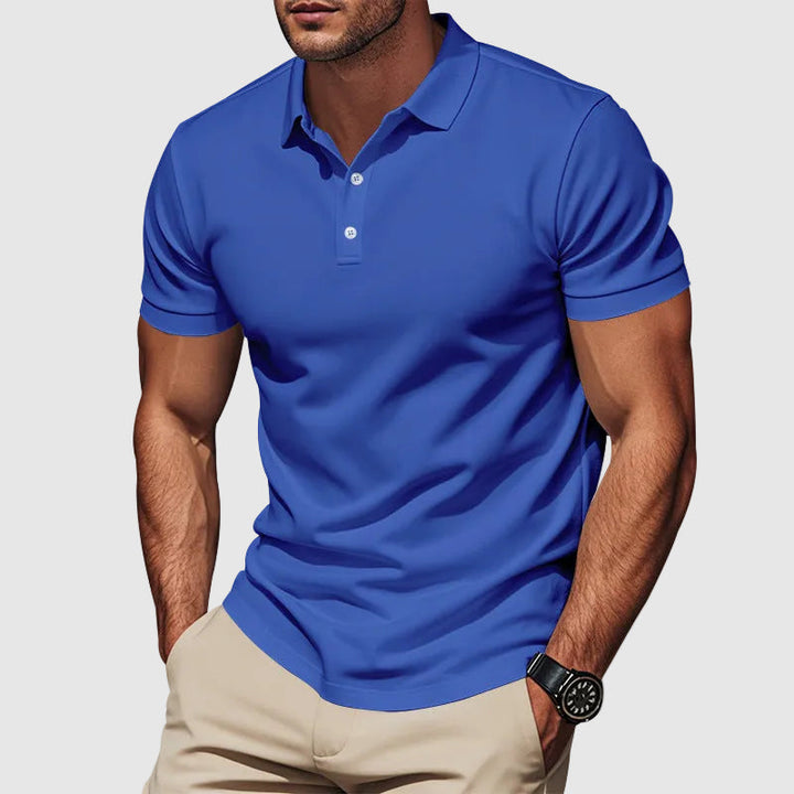 Kenneth - Men's Fitted Short Sleeve Polo Shirt