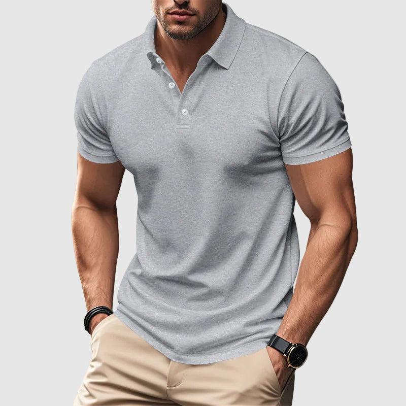 Kenneth - Men's Fitted Short Sleeve Polo Shirt