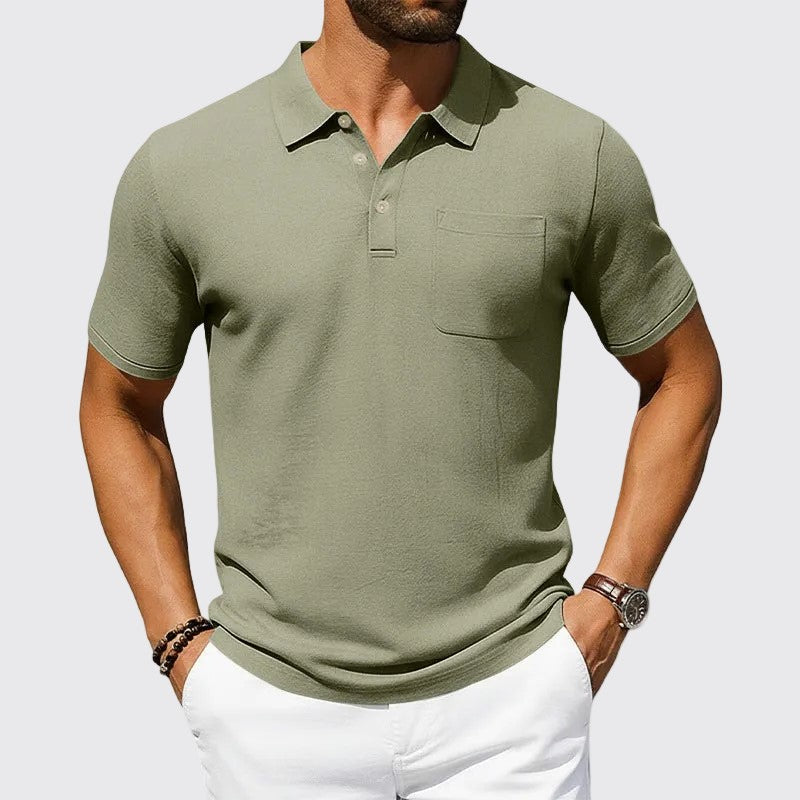 Kevin - Men's Classic Pocket Polo Shirt