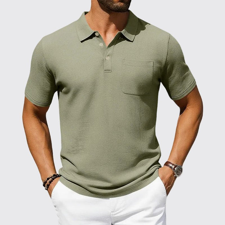 Kevin - Men's Classic Pocket Polo Shirt