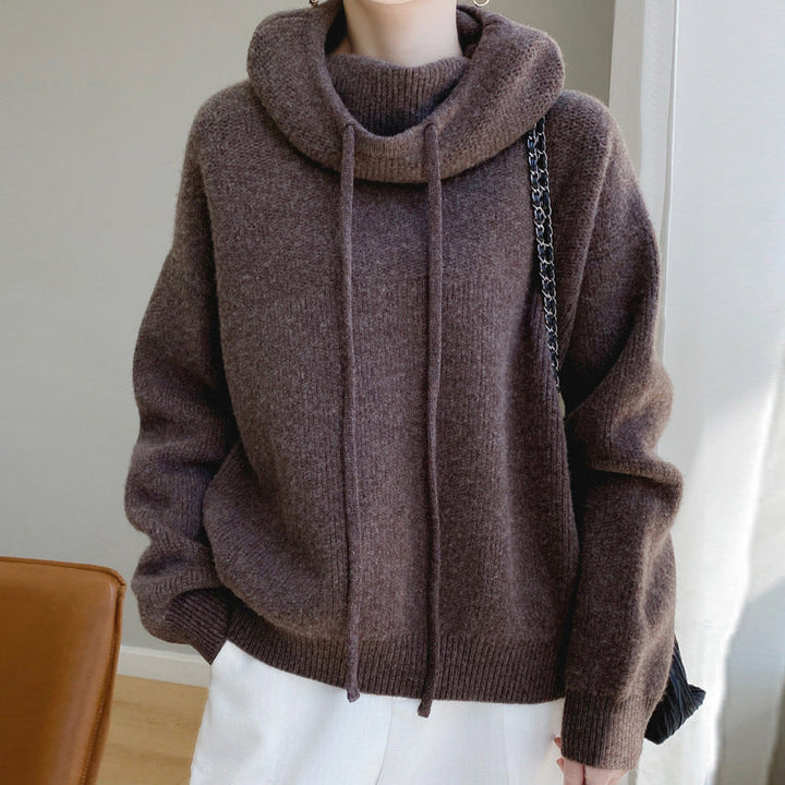 Kim - Women's Cozy Knit Hooded Sweater