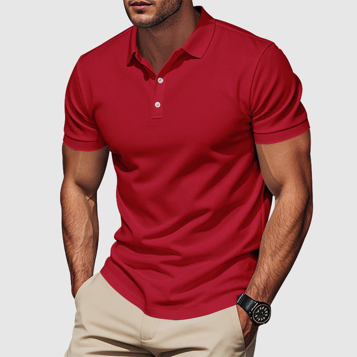 Kyle - Men's Short Sleeve Fitted Polo Shirt