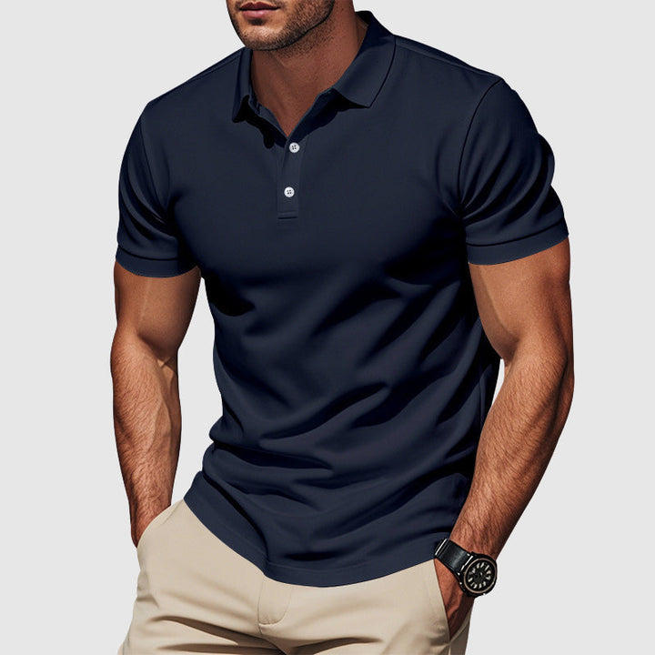 Kyle - Men's Short Sleeve Fitted Polo Shirt