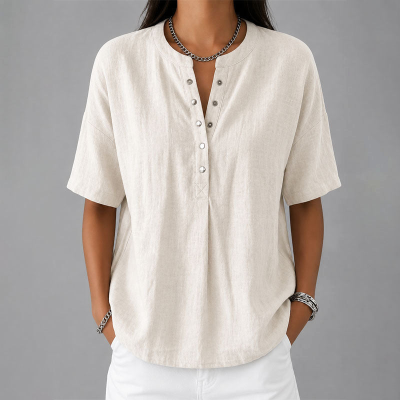 Lacey - Women's Casual Snap-Front Shirt