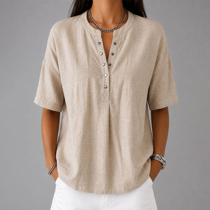 Lacey - Women's Casual Snap-Front Shirt