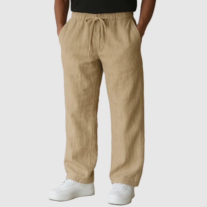 Logan - Men's Drawstring Straight Leg Pants