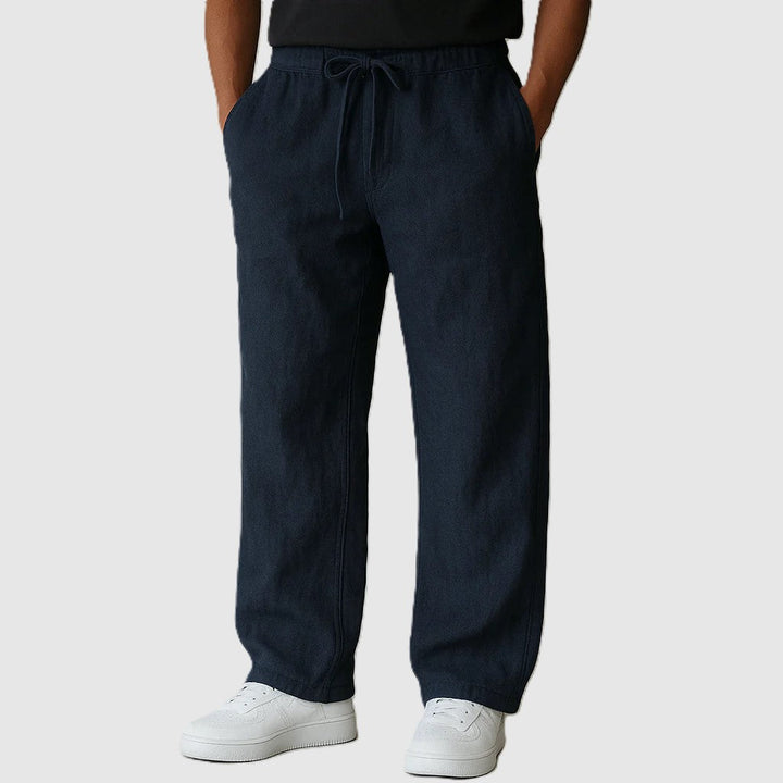 Logan - Men's Drawstring Straight Leg Pants