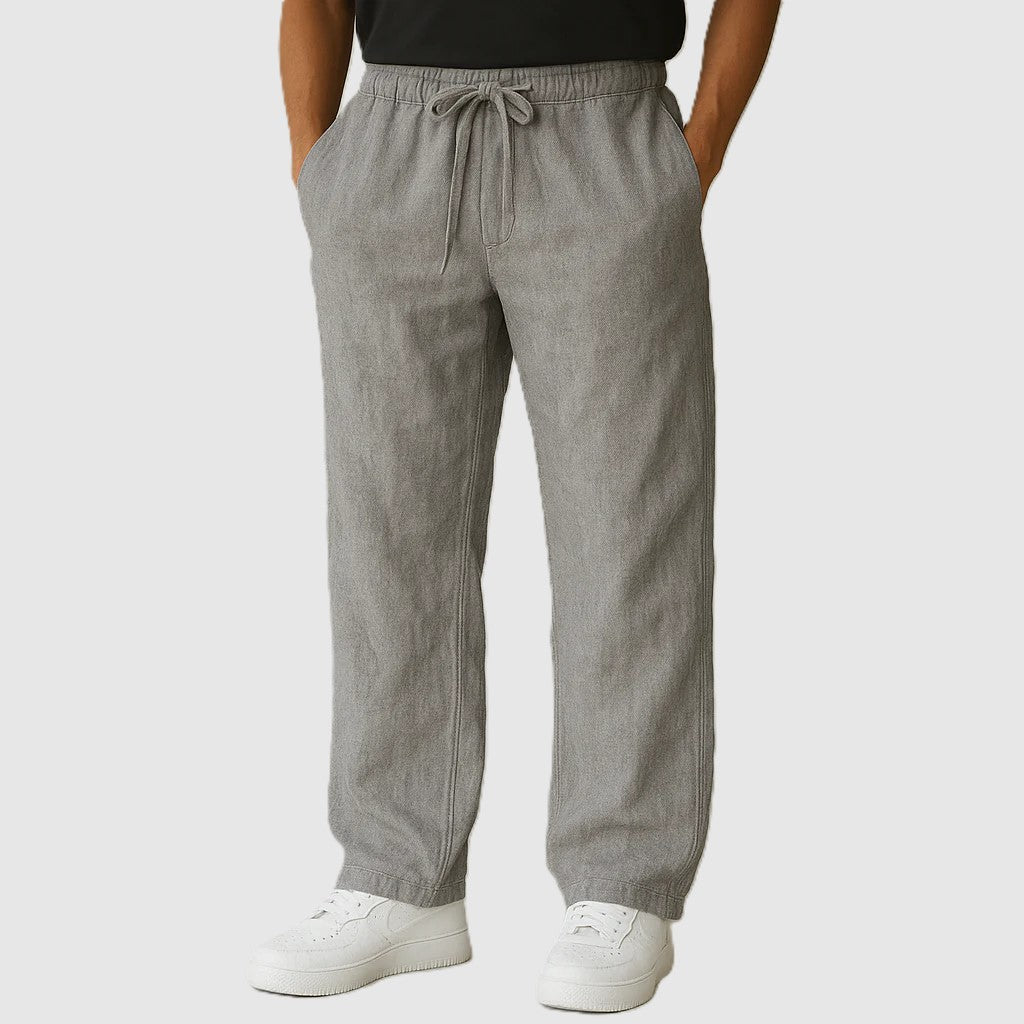 Logan - Men's Drawstring Straight Leg Pants