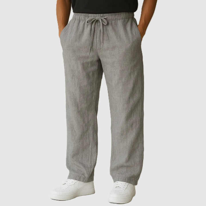 Logan - Men's Drawstring Straight Leg Pants